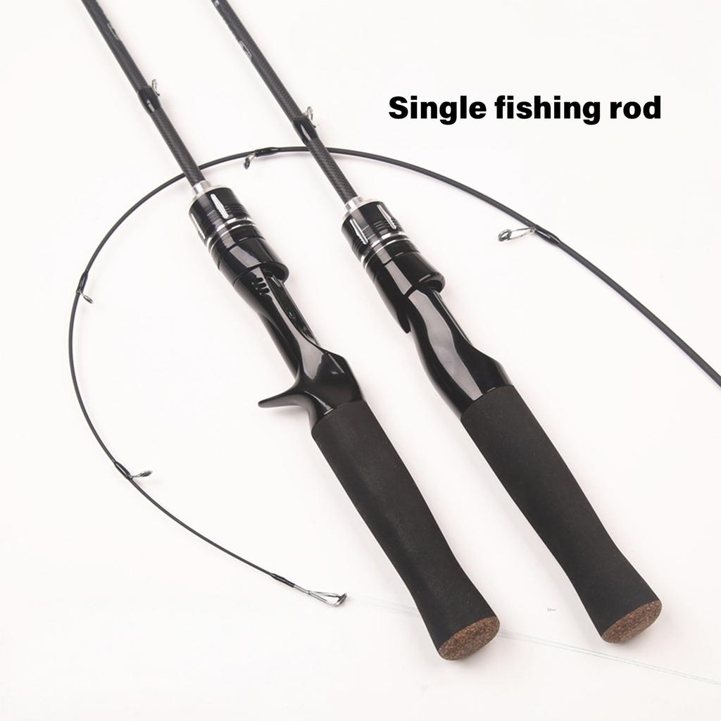 Ultralight Carbon Fiber Fishing Rod for Streams Creek Angling Portable Fishing Rod with Ergonomic Grip Beginner