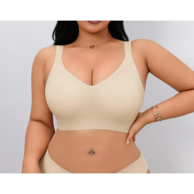 Übergröße Trägerloser Nahtloser Tank-Top-Stil Push-Up BH für Damen mit großer Brust