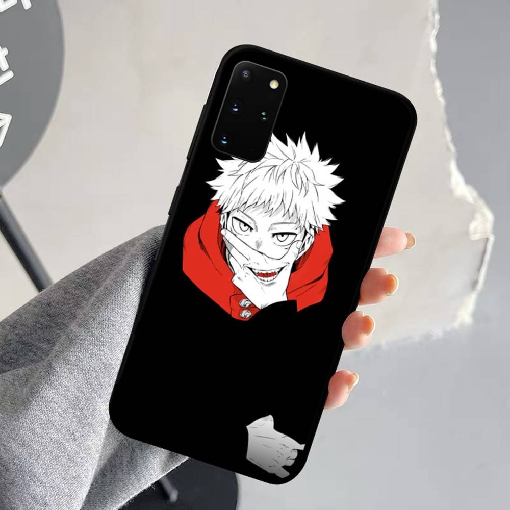 

Jujutsu Kaisen Anime Itadori Yuji Classic Vintage Phone Case For Samsung S 24 Fe 25 Ultra Plus 20 Lite 21 30 22 23 24 22 Ultra Samsung S22 Plus 5G