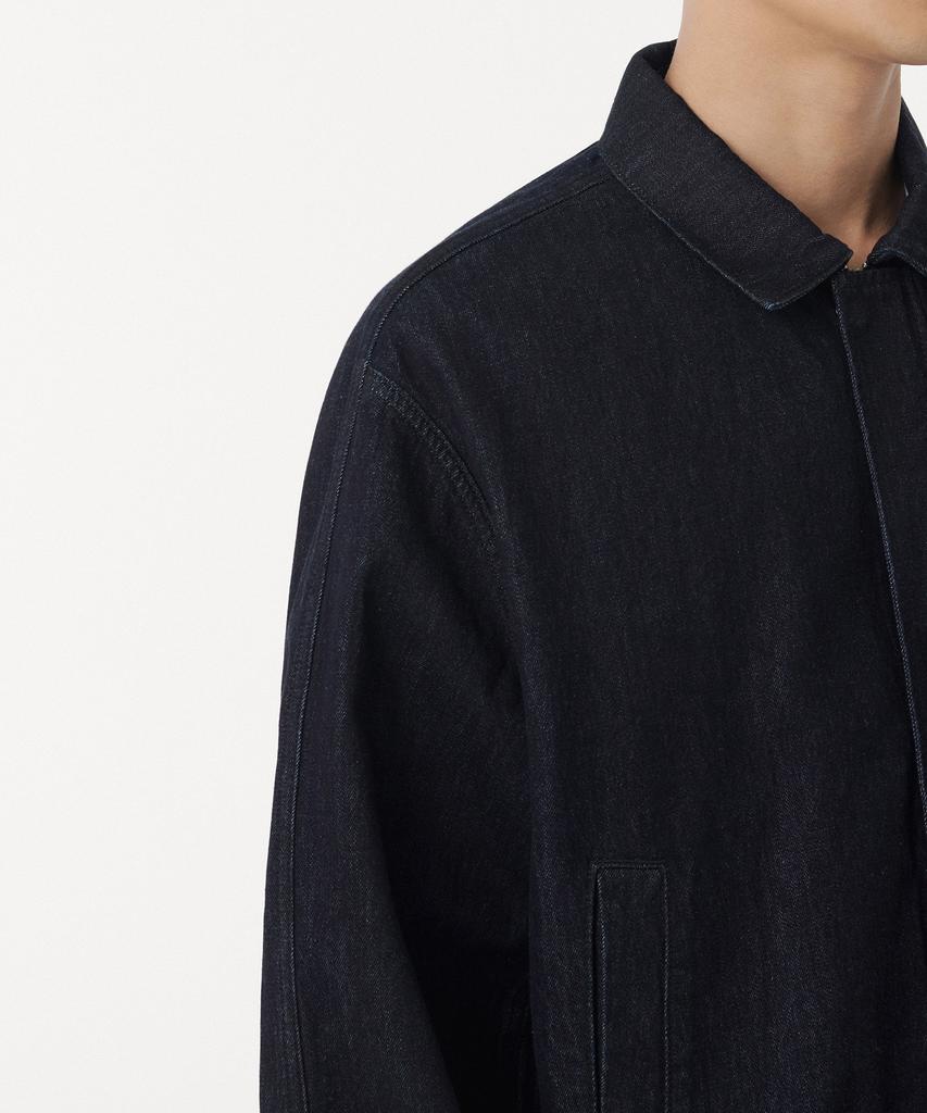 Musinsa Standard Oversized Denim Blouson Jacket [Deep Indigo]
