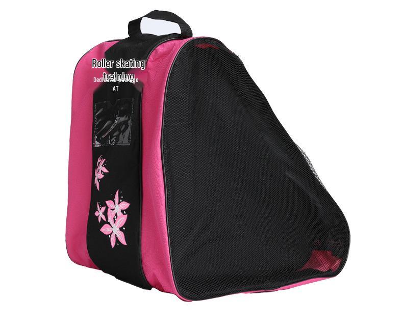 Children's Tri-Layer Single-Shoulder Roller Skate Bag for Boys and Girls