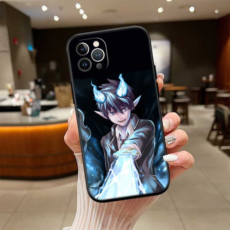 NH11 Blue Exorcist Phone Case for Samsung Galaxy M06 M15 M16 M35 M55 M56 A36 A42 A50 A50S A51 A52 A32 A33 A05 A05S A06 A16 A20