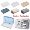 1PC 86 Type Double Socket Protector Electric Plug Cover Child Safety Box Waterproof Box Bathroom Supplies