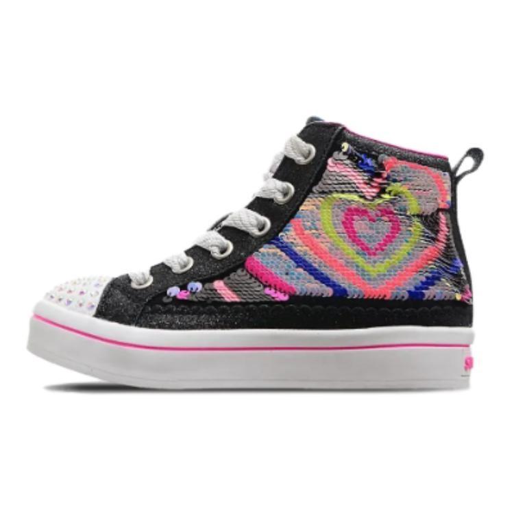 (GS) Skechers Twi-Lights 2.0 - Heartbeatz Shoes Black Multi Kids 314544L-BKMT EU 28.5
