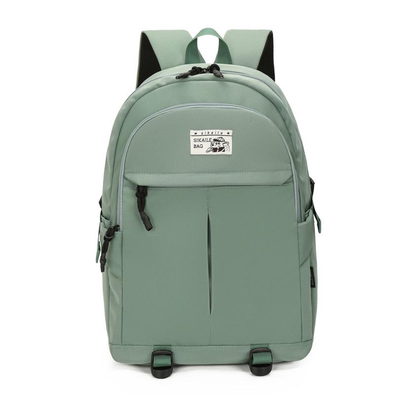 Modny plecak w stylu koreańskim z casualowym napisem