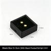 1Pc Acrylic Transparent Jewelry Display Box With Foam Pad Bare Stone Gem Diamond Storage Container Case Jewelry Packaging Box