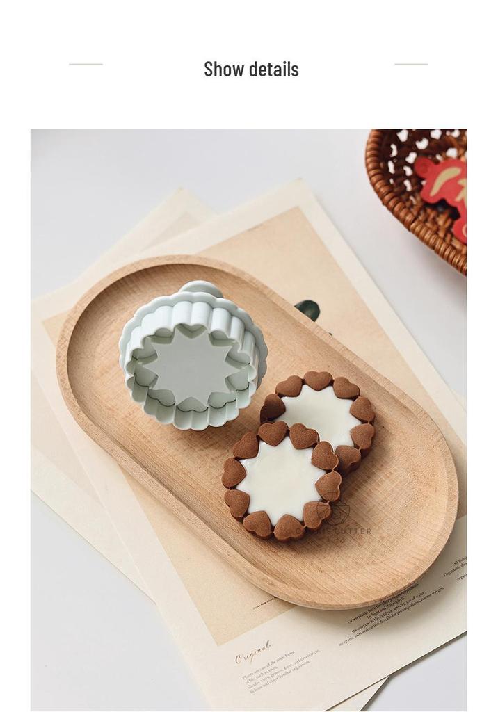 Valentine's Chocolate Cookie Mold & Gift Box Set for Goddess Festival DIY Afternoon Tea