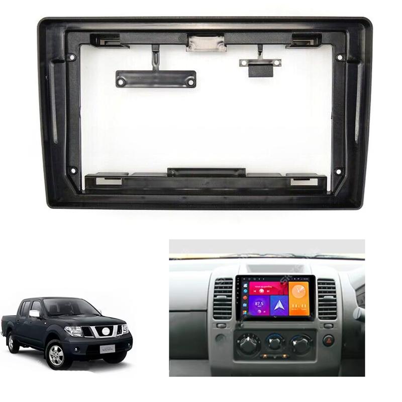 Cadre d'autoradio de rechange pour Nissan NAVARA D40 2006-2012 Convient pour les systèmes multimédias de 9 pouces en matière plastique ABS