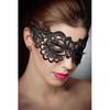 Sexy Damen-Spitzenmaske für Halloween-Maskerade und Dessous-Partys - Halbes Gesicht, durchbrochenes Design
