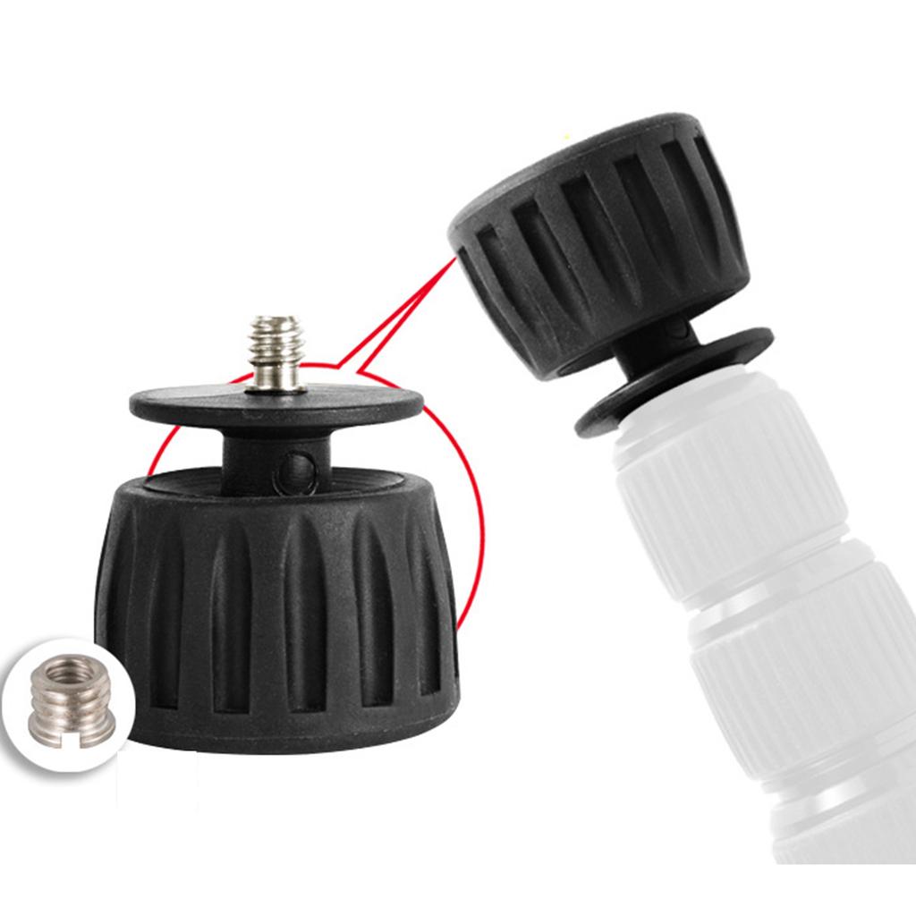 Universal Rubber Tripod Feet with 360 Degree Rotation Non Slip Design for Camera Tripods Monopods Wide Compatibility