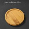 Coaster 1PC Bamboo Thermal Insulated Coffee Mug Round Polygon Heart Tableware Decoration Kitchen Residence Coasters