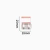 Morandi Color Letter Paper Clip Transparent Test Paper File Folder Push Clip  School Office