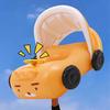 Inflatable Cartoon Car Seat Boat With Sunshade Steering Wheel For Children Swimming Activities