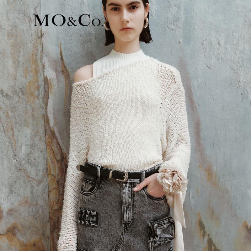 MO&Co. 2024 Fall Modal Wool Blend Slim Fit Vest Top