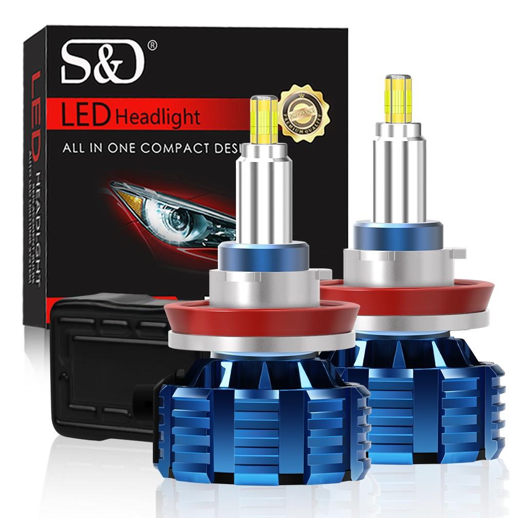 2 ks 6stranných 30000LM 3D H7 CSP LED žárovek do světlometů Canbus 360° H1 H11 HB3 HB4 9012 Hir2 Led H8 9006 9005 Auto Turbo světlomet 80W Auto žárovka 12V 6000K