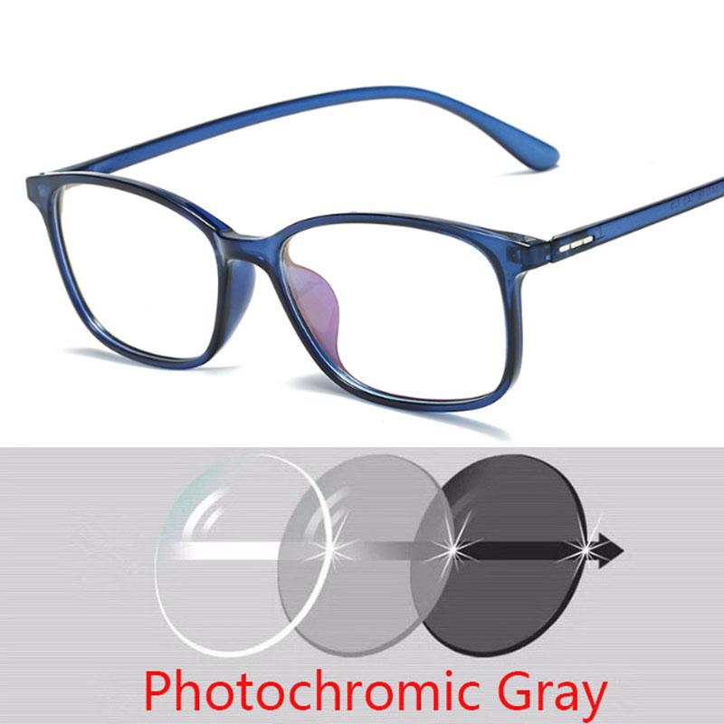Ultralight TR90 Frame Prescription Eyeglasses Men Women Unisex Retro Square Myopic Optical Eye glasses -0.5 -1.0 -2.0 To -6.0