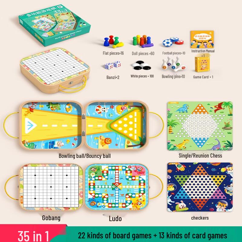 Brangdy 35-in-1 Multifunctional Board Game Set