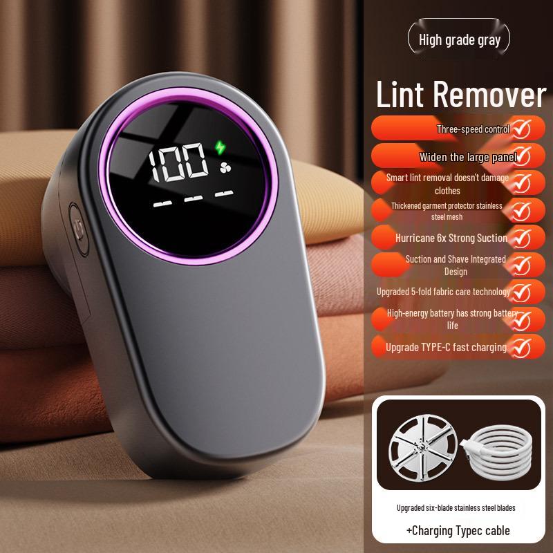25-Year Smart Digital Lint Remover with Six Large Blades