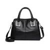 Chic Women's Leather Top-Handle Bag Versatile Crossbody Purse for Daily & Casual Use