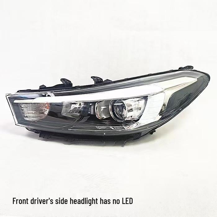 Compatible with Kia K3 Headlight Assembly 2012/2016/2019 Models, Front Lighting, New/Old Models, LED Fog Tail Lights, Grille.
