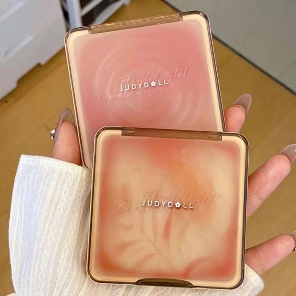 Face Highlighter Makeup Palette Matte Shadow Glow Brightening Contour Shimmer Powder 3D Nose Cosmetics, 01 01, 1 Piece