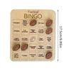 Wood Ball Bingo Game Family Game Night Party Games Wooden Bingo Board  for Friends and Kids