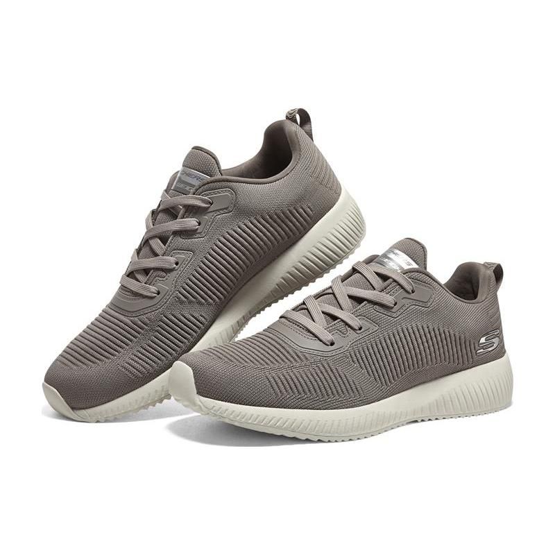 Skechers Mesh Sports Low-Top Casual Shoes Men sneakers Gray Brown 232290-TPE