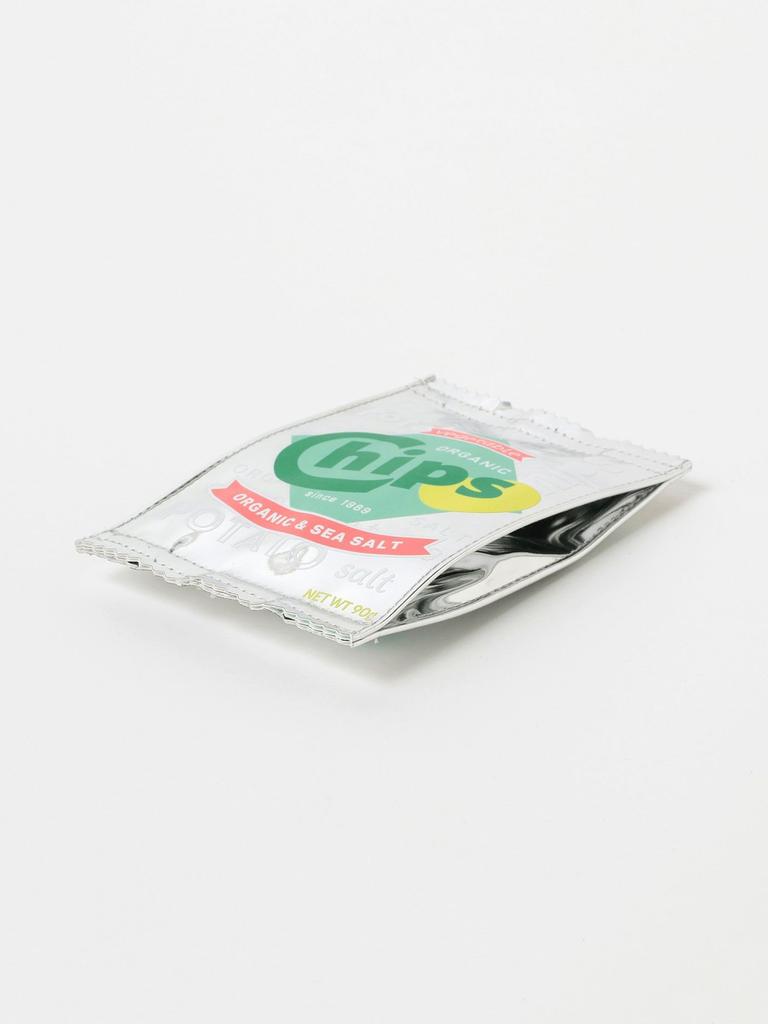 Ray Accommode x Ray BEAMS Exclusive Potato Chip One Size BEAMS/Pouch Pouch, Women's, Silver,