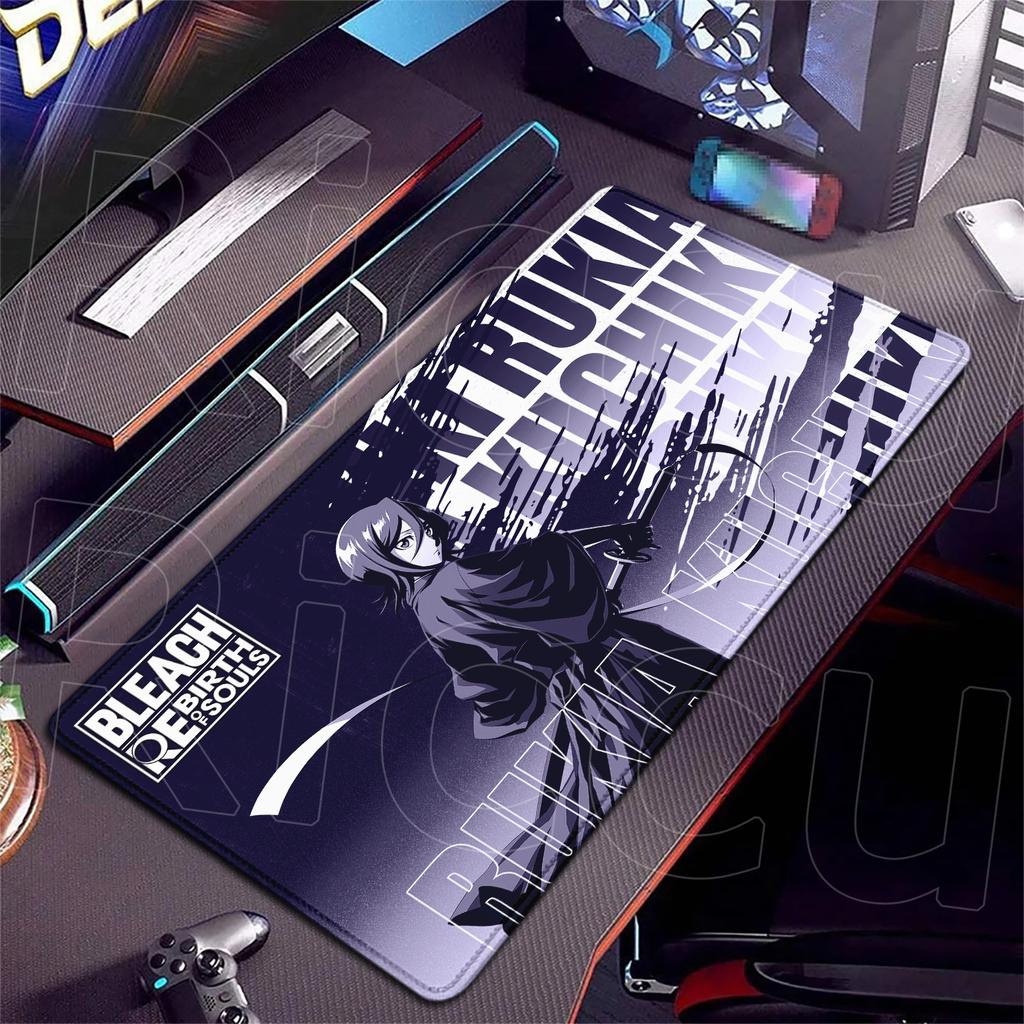 Gaming BLEACH Mauspads XXL Laptops Büro Langlebige Schreibtischmatte 900x400mm Kuchiki Rukia Gamer Schrank Tastatur Teppich Speed Mauspads