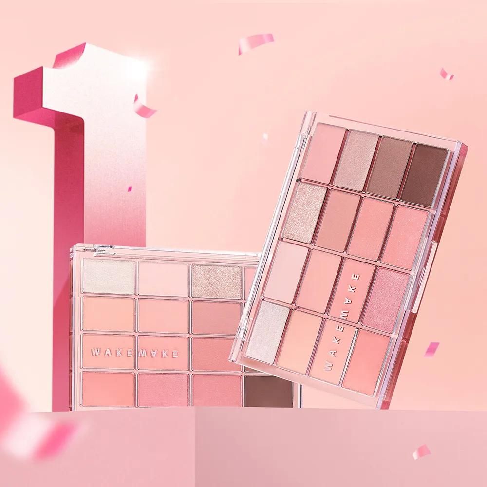 WAKEMAKE Soft Blurring Eye Palette (14 Options) 25 Healthy Coral Blurring