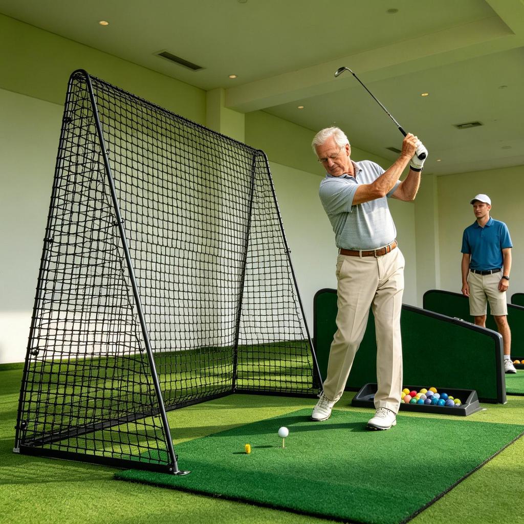 Golf Hitting Net Heavy Duty Multi-Sports Practice Netting Hitting Net For Golf For Baseball Softball Soccer Indoor Outdoor Patio