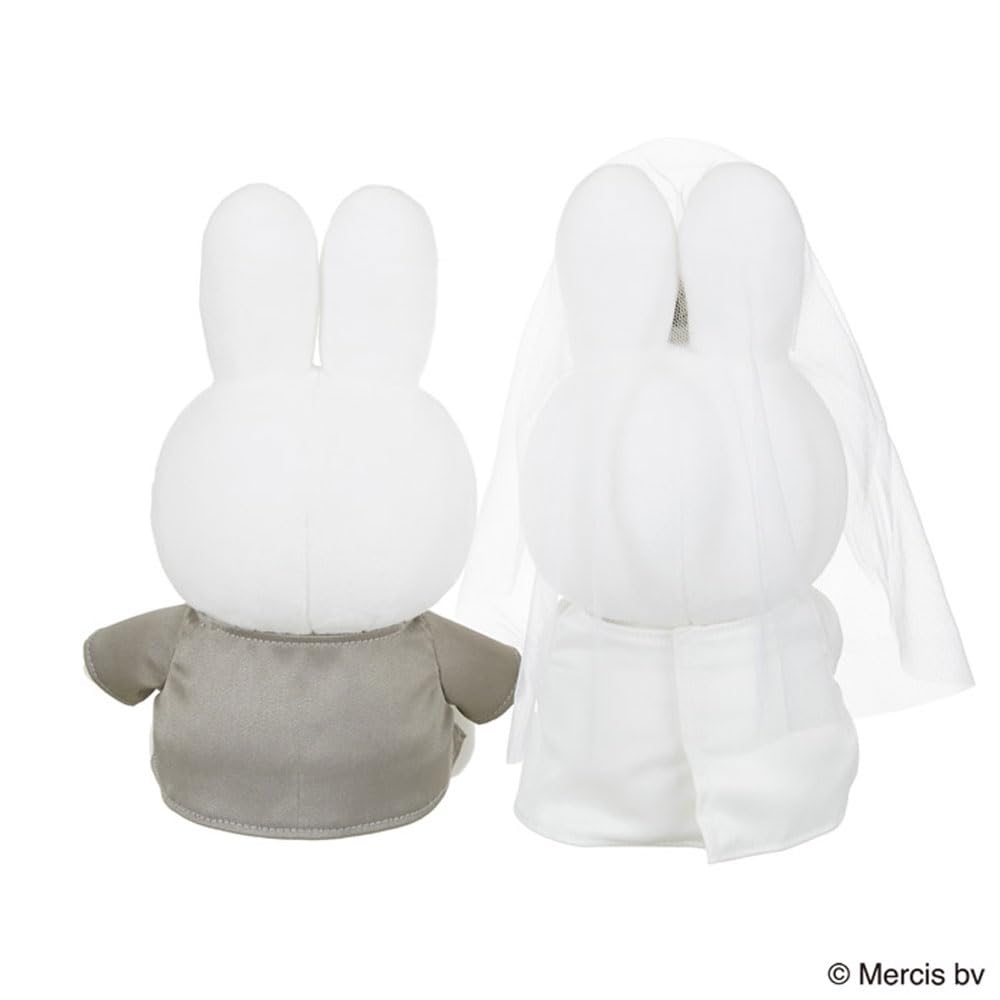 Sekiguchi Miffy Wedding Doll, Western-style Dress, Plush Toy Set, Wedding Anniversary