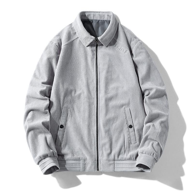 Spring and Autumn New Men's Korean Version Trendy Lapel Jacket Couple Stylish Loose Versatile Men's Jacket