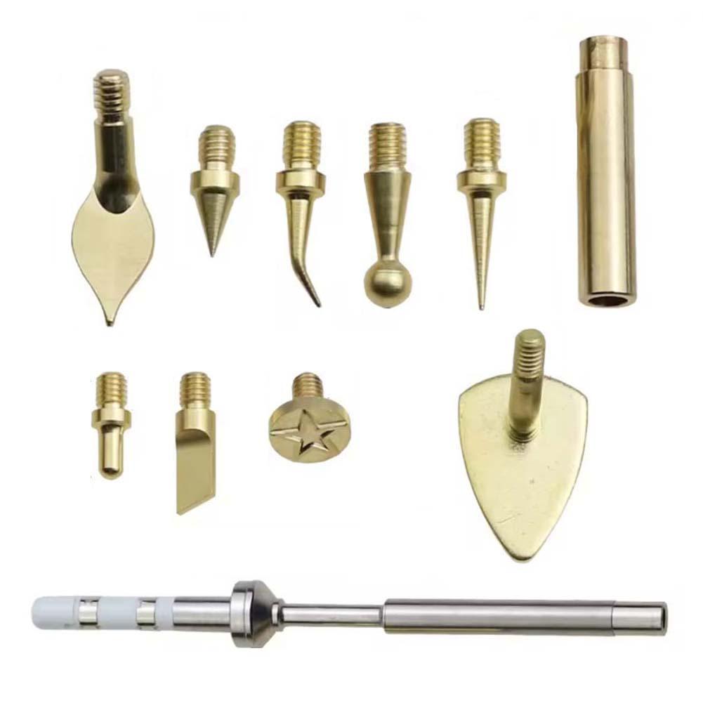 1set TS100 Thermal Insert Nut Trimming Tool Soldering Iron Tip Dressing Tool For 3D Printing Materials Engraving Hot-melt Crafts