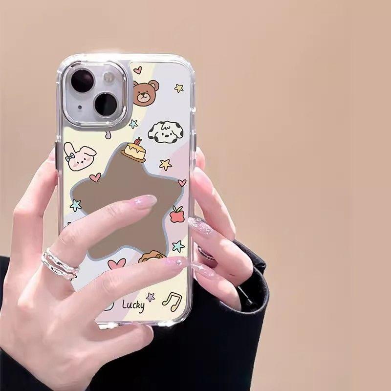 Mirror star animal iPhone11promax Apple 11 mobile phone case 11 cartoon 11 mirror 11 cute 11 female