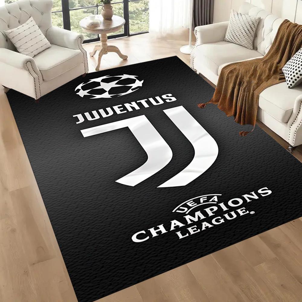 Juventus Floor Mat Suitable For Balcony Study Room Playrooms Living Rooms Antislip Rug Decorate Offices Wedding Party Gift