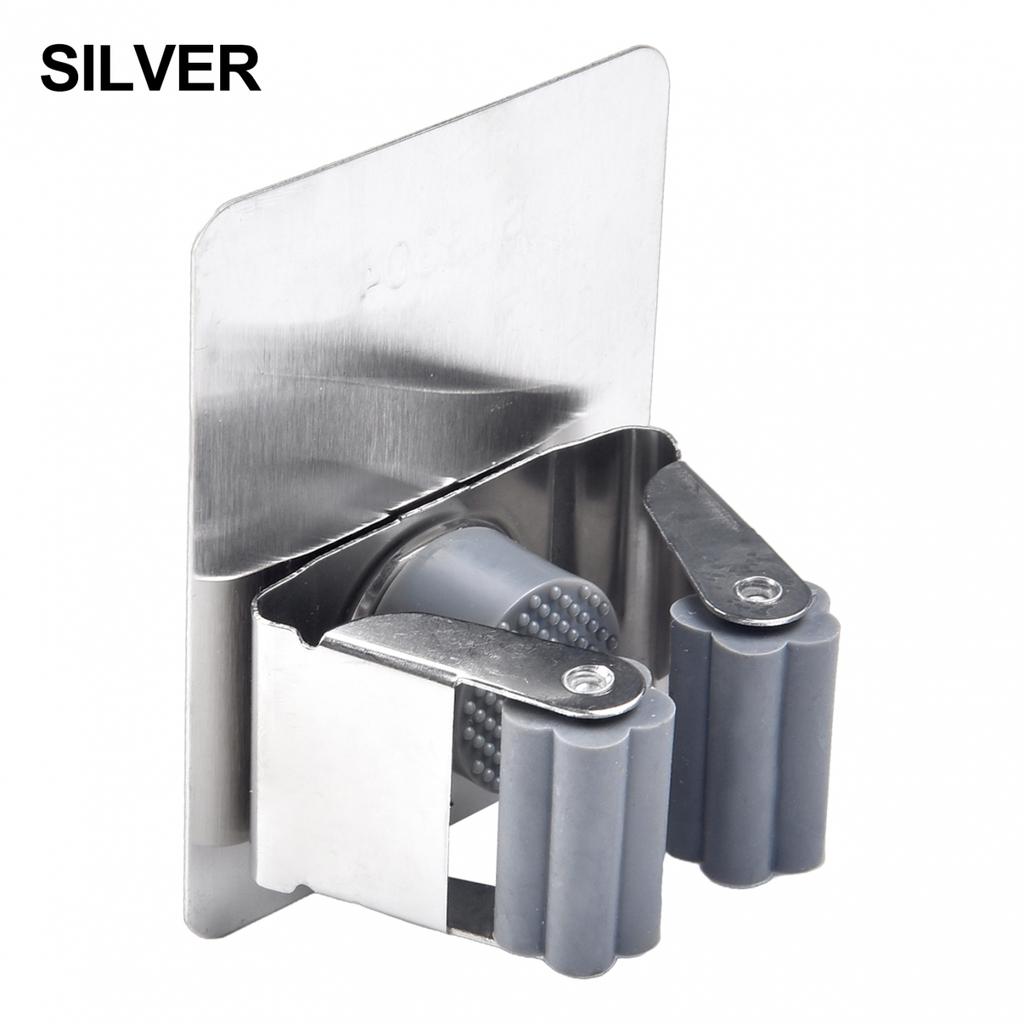 Stainless Steel Wall Mounted Hanger Hook for Storing Mops and Brushes