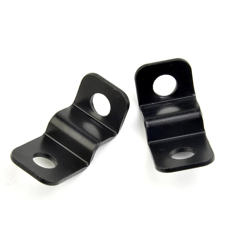 2PCS Motorcycle Lamp Brackets Turn Signal Light Lamp Mount Brackets Iron Motorbike Fork Indicator Mount Lamps Holder