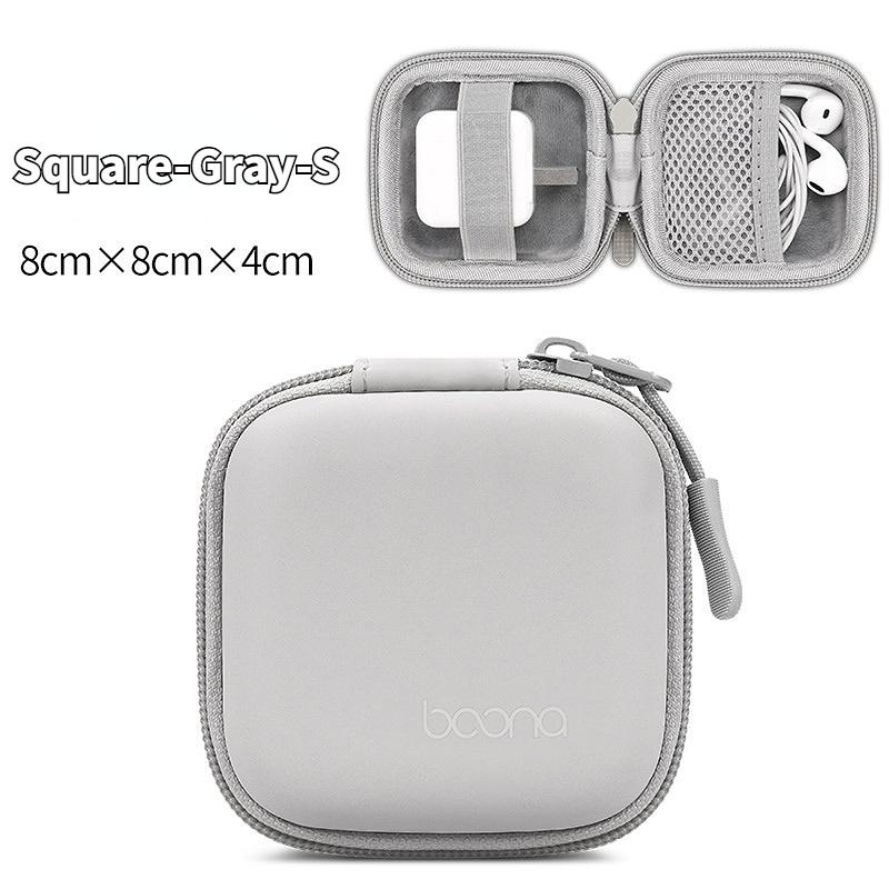 Portable Earphone Storage Bag Data Cable Organizer Bag Multifunctional Digital Gadgets Case Charger U Disk Protective Cover