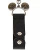 Mickey Mouse Black Leather Headband Tokyo Disney Resort Portable Black Holder, Exclusive, Keychain,