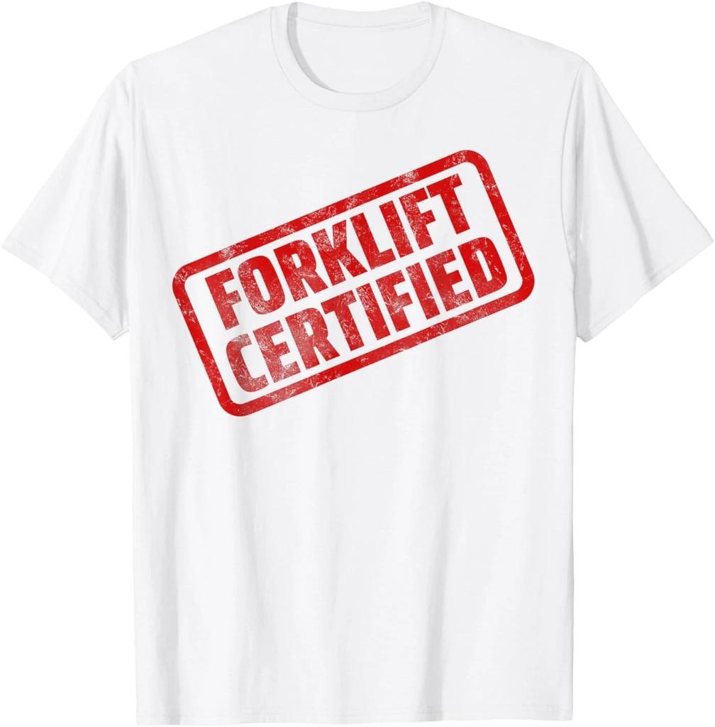 Forklift Certified Funny Warehouse Worker Meme T-Shirt