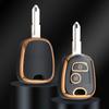 Peugeot Citroen Car Key Protective Shell - TPU Gold Edge Soft Cover
