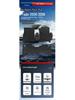 Black Dirt-Resistant Nylon Car Floor Mats for Toyota 06-09 Prado - Velvet Finish