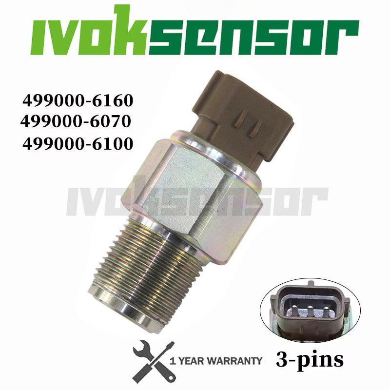 Fuel Rail High Pressure Sensor Regulator For Isuzu Engine Mitsubishi 499000-6160 499000-6070 499000-6100 8-981197900 8981197900 499000-6160