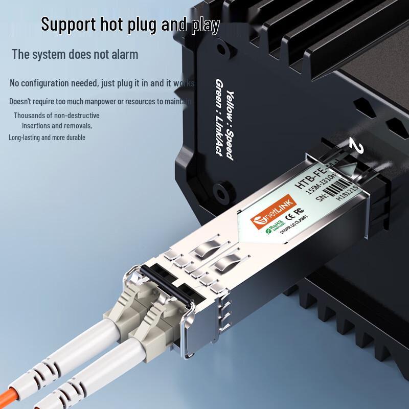 netLINK HTB-FE-M-I 100M Multimode Dual Fiber SFP Optical Module