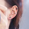 No Pierced Star Copper Love Heart Women Ear Clips Ear Cuff Korean Hoop Earrings Clip On Earrings