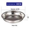 Extra Thick Stainless Steel Colander Steamer Basket with Flat Bottom and Fine Mesh Sieve