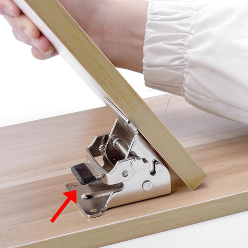 2pcs 90 Degree Folding Hinge Table Legs Brackets Fold Feet For Table Chair Extension Tables Foldable Self-Locking Feet Hinges for Home