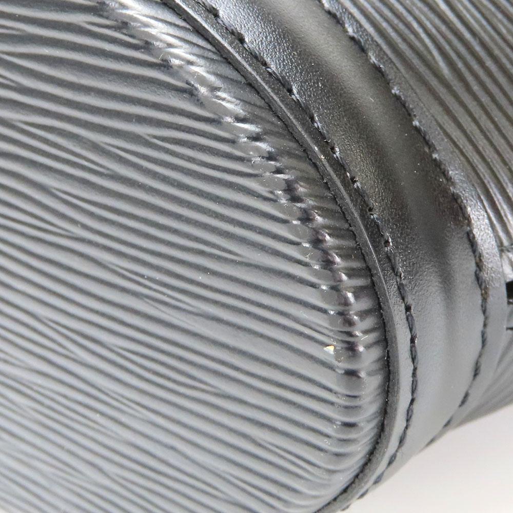 Used LOUIS VUITTON Tote Bag Sun jack M52272 Epi Leather Noir black