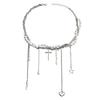 A  Design Imitation Pearl Tassel Necklace With A High-end Feel And A Light Luxury